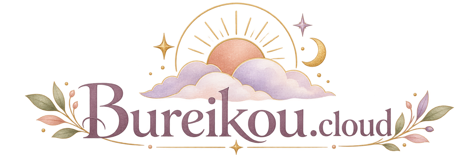 Bureikou.Cloud celestial boho logo